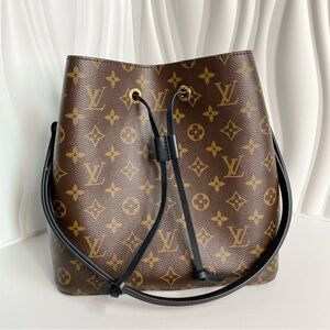 Louis Vuitton Shoulder Bag Monogram NeoNoe M44020 Brown Noir Ladies